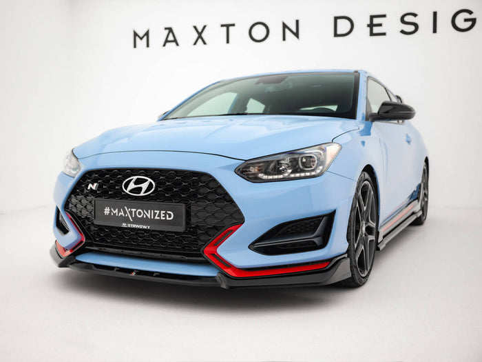 Hyundai Veloster N Mk2 Front Splitter V.2 - Maxton Design