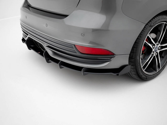 Ford Focus ST Mk3 Facelift Rear Side Flaps - Maxton Design