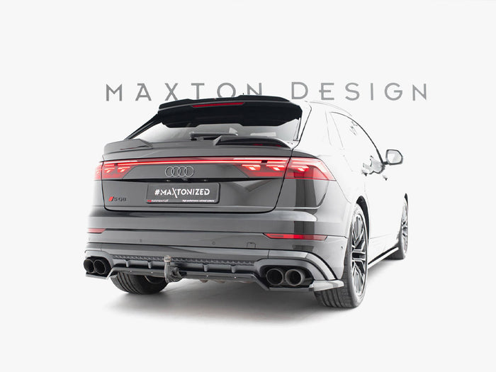 Audi SQ8 / Q8 S-Line Mk1 Facelift Rear Splitter (Vertical Bars) V.2 - Maxton Design