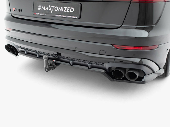 Audi SQ8 / Q8 S-Line Mk1 Facelift Rear Splitter (Vertical Bars) V.2 - Maxton Design