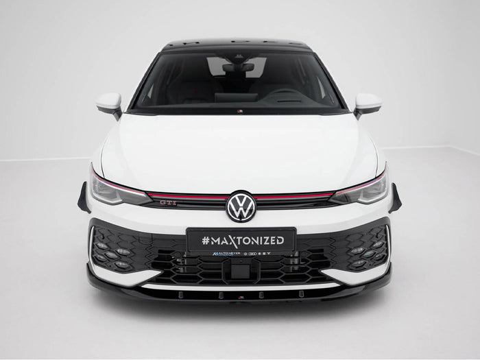 Volkswagen Golf GTI / GTE / R-Line Mk8 Facelift Front Splitter V.5 - Maxton Design