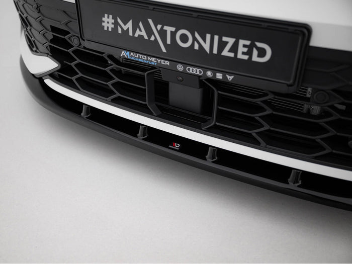 Volkswagen Golf GTI / GTE / R-Line Mk8 Facelift Front Splitter V.5 - Maxton Design
