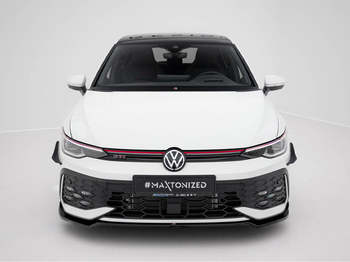 Volkswagen Golf GTI / GTE / R-Line Mk8 Facelift Front Splitter V.3 - Maxton Design