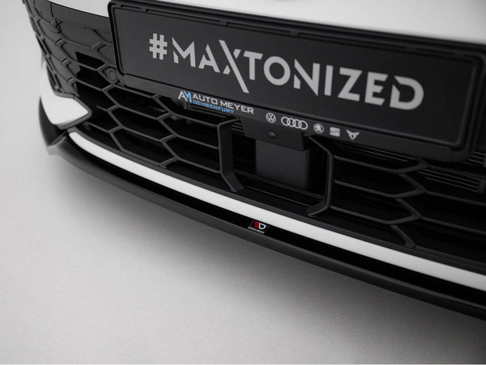 Volkswagen Golf GTI / GTE / R-Line Mk8 Facelift Front Splitter V.3 - Maxton Design