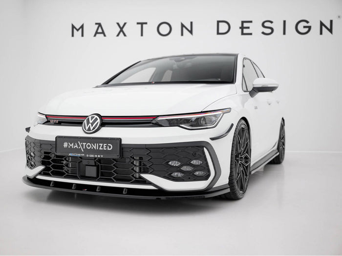 Volkswagen Golf GTI / GTE / R-Line Mk8 Facelift Front Splitter V.1 - Maxton Design