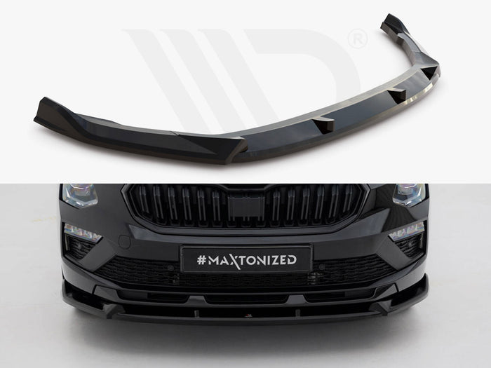 Front Splitter V.2 Skoda Kamiq Monte Carlo Mk1 Facelift - Maxton Design