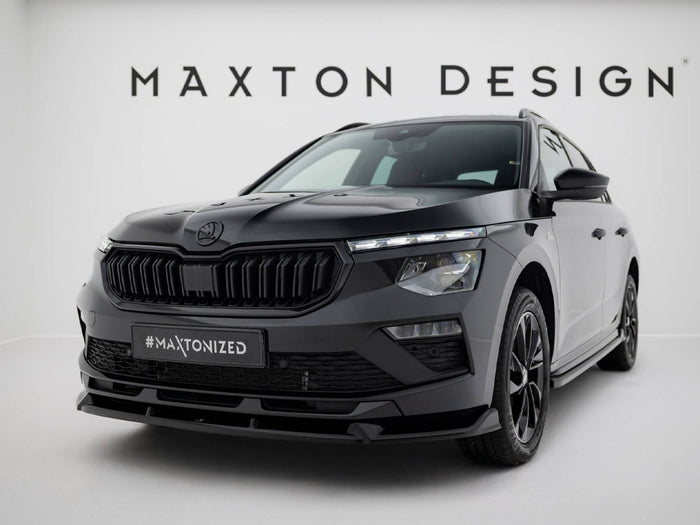 Front Splitter V.2 Skoda Kamiq Monte Carlo Mk1 Facelift - Maxton Design