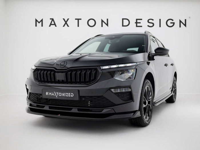 Front Splitter V.1 Skoda Kamiq Monte Carlo Mk1 Facelift - Maxton Design