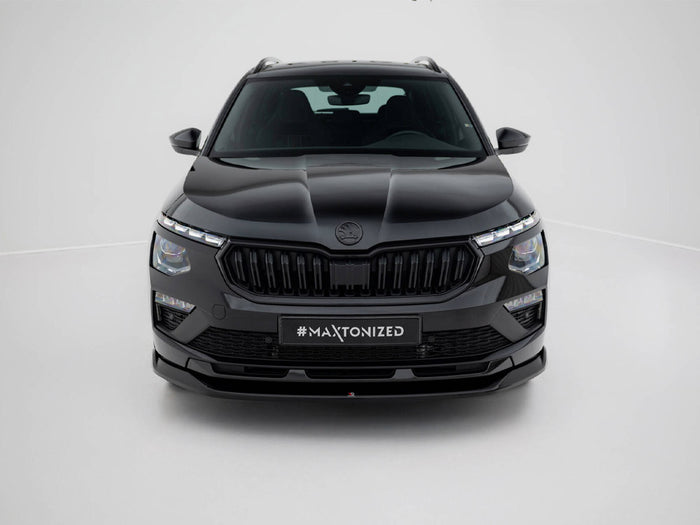 Front Splitter V.1 Skoda Kamiq Monte Carlo Mk1 Facelift - Maxton Design