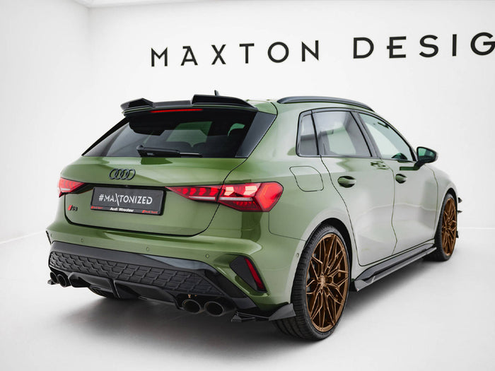 Audi S3 Sportback Facelift Rear Side Splitters V.2 - Maxton Design