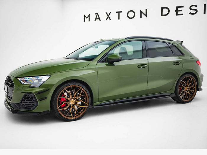 Audi S3 Sportback / A3 S-Line Sportback 8Y Facelift Side Skirts Diffusers V.3 - Maxton Design