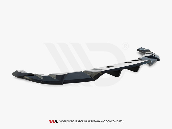 Tesla Model 3 Performance Mk1 Facelift Rear Splitter (Vertical Bars) V.2 - Maxton Design
