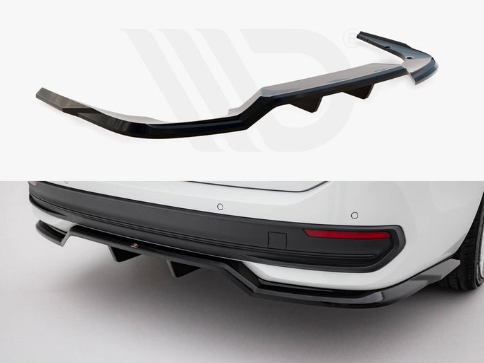 Volkswagen Passat B9 Rear Splitter (Vertical Bars) - Maxton Design