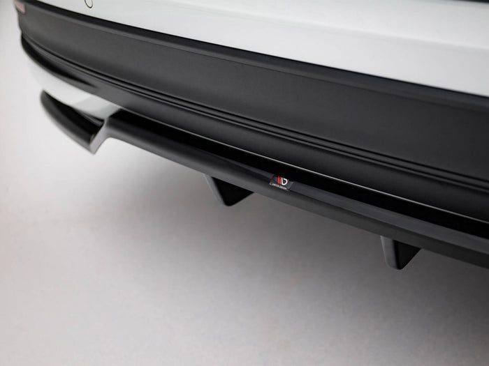 Volkswagen Passat B9 Rear Splitter (Vertical Bars) - Maxton Design