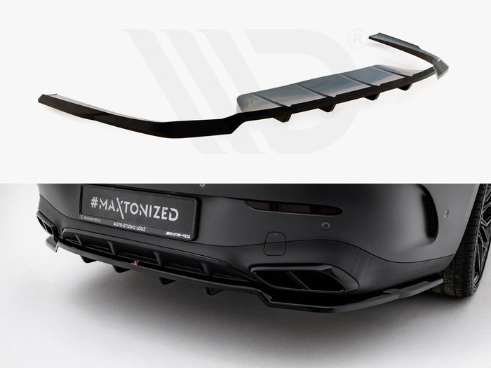 Rear Splitter (Vertical Bars) Mercedes-Benz CLE AMG-Line C236 - Maxton Design