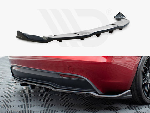 Tesla Model 3 FL Project Highland Rear Splitter (Vertical Bars) V.2 - Maxton Design