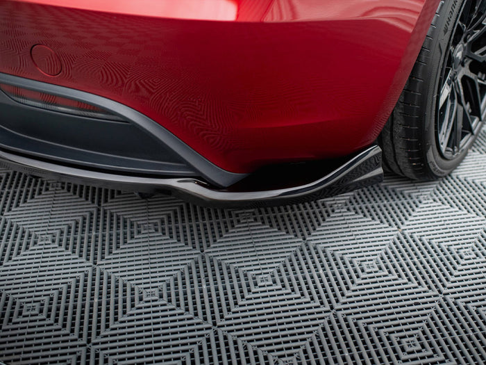 Tesla Model 3 FL Project Highland Rear Splitter (Vertical Bars) V.2 - Maxton Design