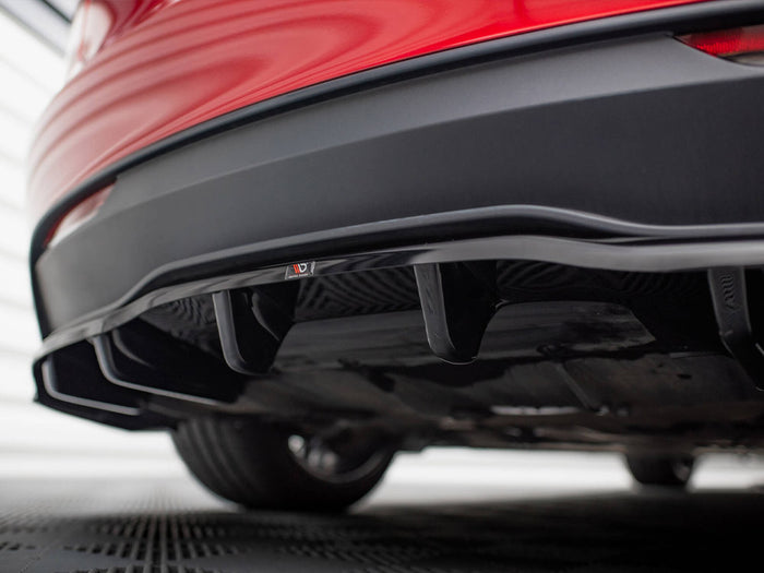Tesla Model 3 FL Project Highland Rear Splitter (Vertical Bars) V.2 - Maxton Design