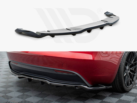 Tesla Model 3 FL Project Highland Rear Splitter (Vertical Bars) V.1 - Maxton Design