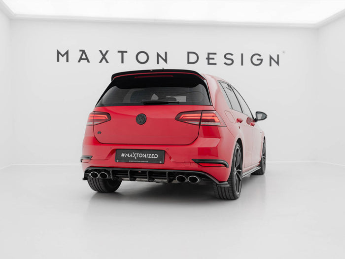 Volkswagen Golf R Hatchback Mk7 Facelift Rear Valance - Maxton Design
