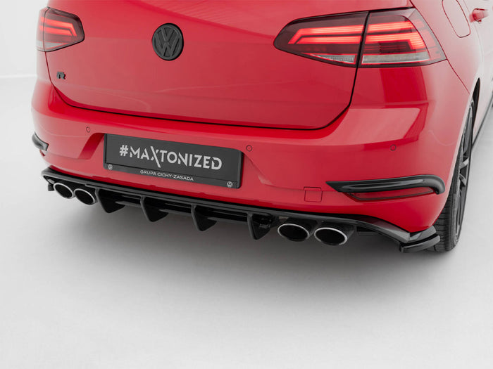 Volkswagen Golf R Hatchback Mk7 Facelift Rear Valance - Maxton Design