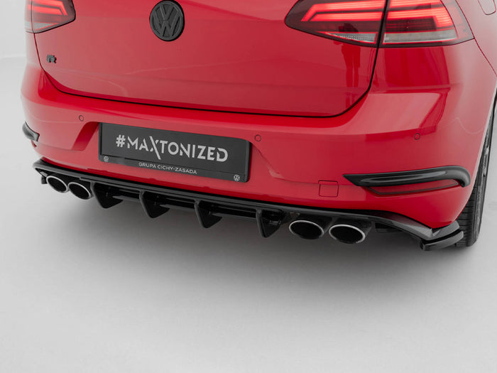 Volkswagen Golf R Hatchback Mk7 Facelift Rear Valance - Maxton Design