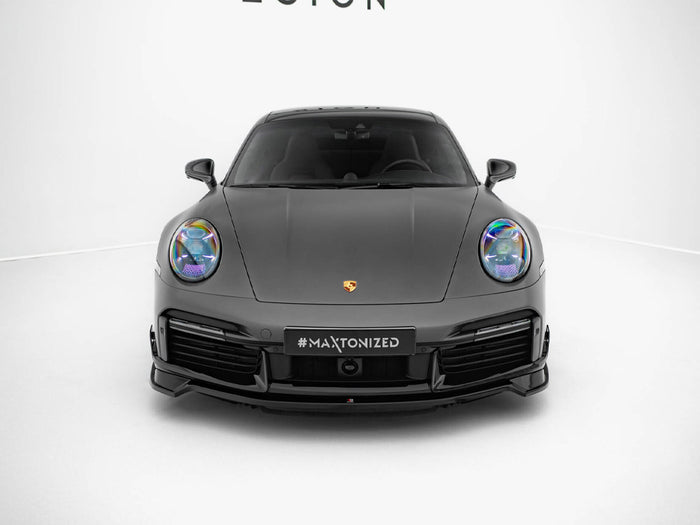 Porsche 911 Turbo S Sport Package 992 Front Splitter - Maxton Design