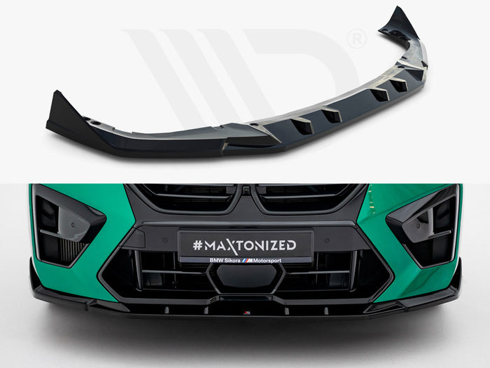 BMW X6 M F96 Facelift Front Splitter V.2 - Maxton Design