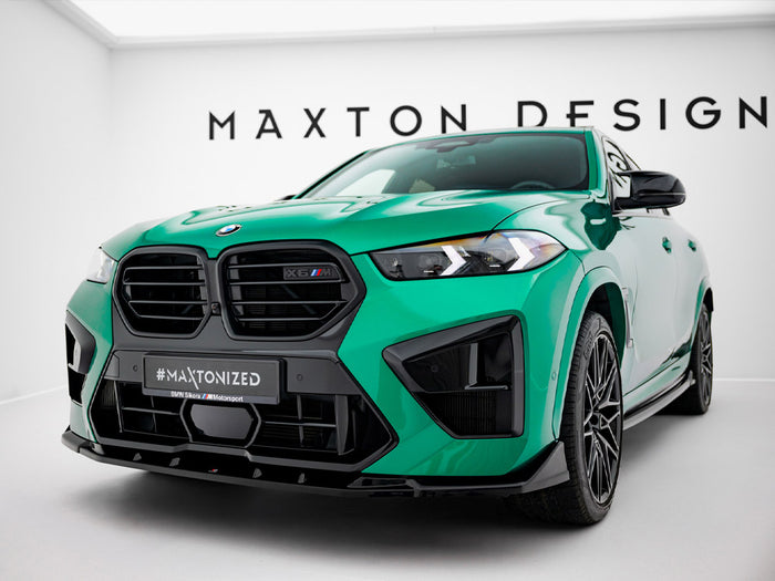 BMW X6 M F96 Facelift Front Splitter V.2 - Maxton Design