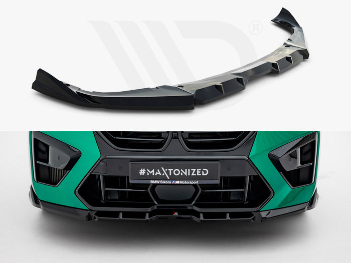 BMW X6 M F96 Facelift Front Splitter V.1 - Maxton Design