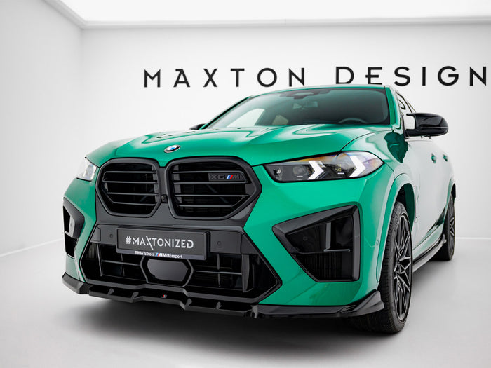 BMW X6 M F96 Facelift Front Splitter V.1 - Maxton Design