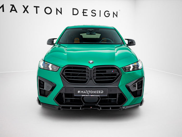 BMW X6 M F96 Facelift Front Splitter V.1 - Maxton Design