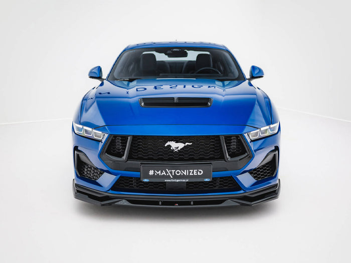 Ford Mustang GT Mk7 Front Splitter V.2 - Maxton Design