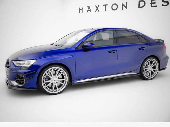 Audi S3 Sportback / A3 S-Line Sportback 8Y Facelift Side Skirts Diffusers V.2 - Maxton Design