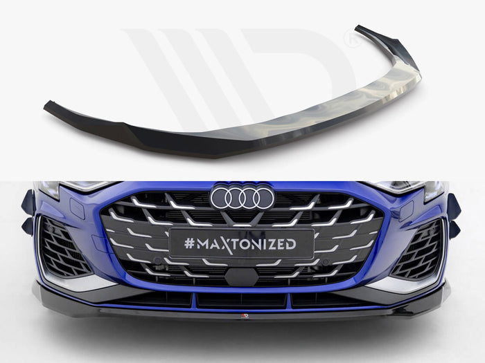 Audi S3 Sportback / A3 S-Line Sportback 8Y Facelift Front Splitter V.2 - Maxton Design