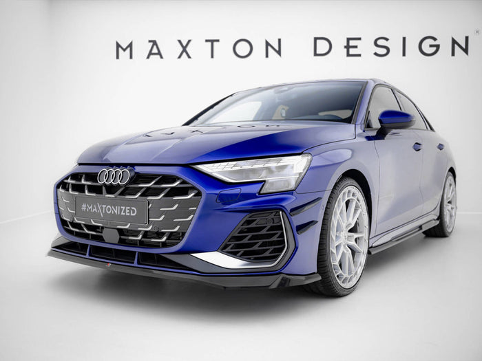 Audi S3 Sportback / A3 S-Line Sportback 8Y Facelift Front Splitter V.2 - Maxton Design