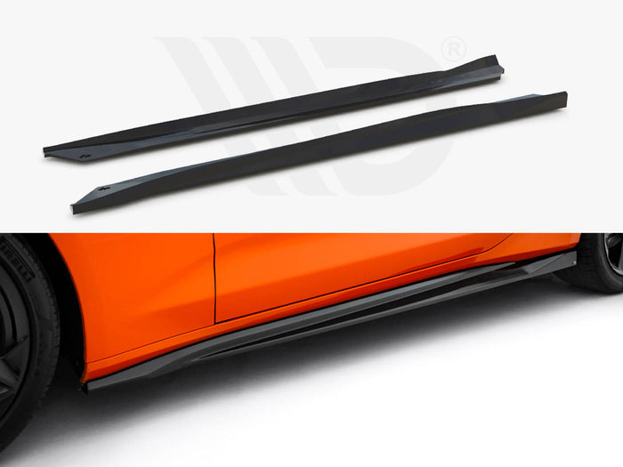 Chevrolet Camaro SS Mk6 Facelift Side Skirts Diffusers V.2 - Maxton Design