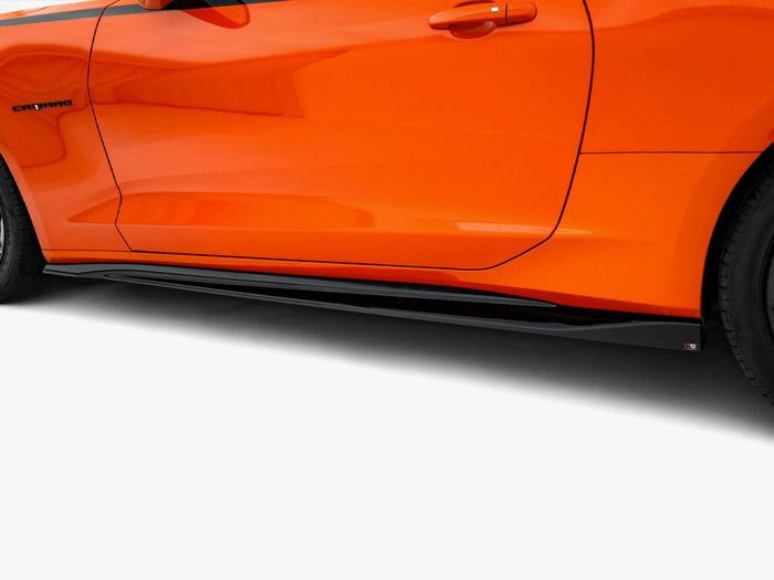 Chevrolet Camaro SS Mk6 Facelift Side Skirts Diffusers V.2 - Maxton Design