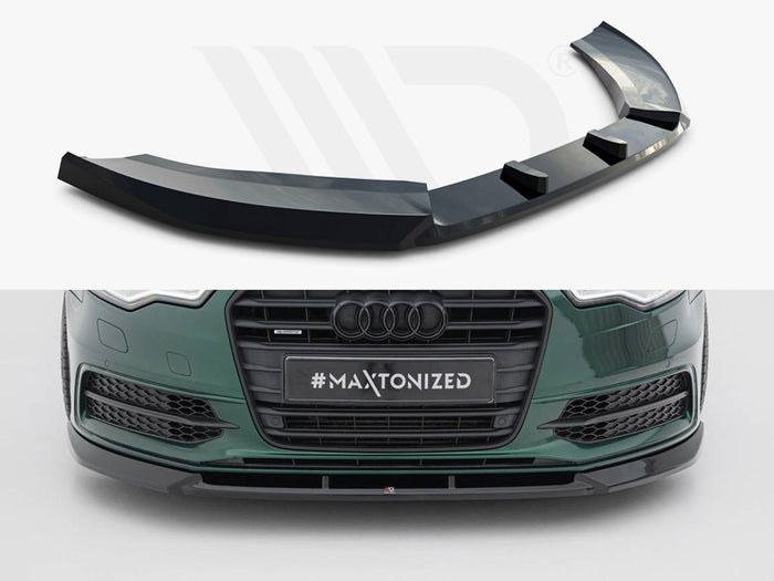 Audi A6 S-Line / S6 C7 Front Splitter V.3 - Maxton Design