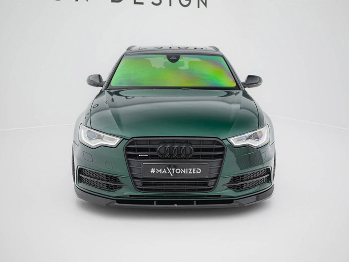 Audi A6 S-Line / S6 C7 Front Splitter V.3 - Maxton Design
