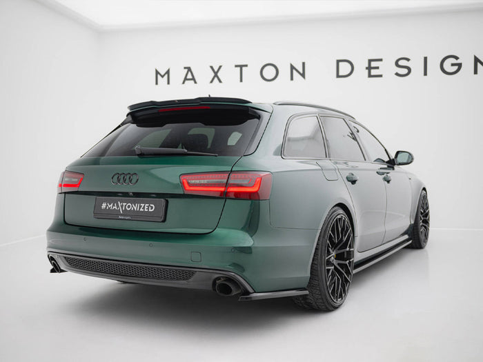 Audi A6 S-Line Avant C7 Rear Side Splitters V.2 - Maxton Design