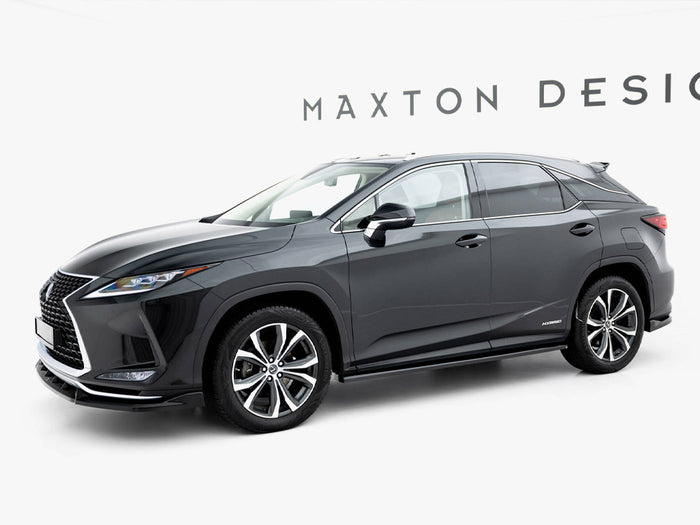 Lexus RX Mk4 Facelift (version without OEM step rails) Side Skirts Diffusers V.2 - Maxton Design