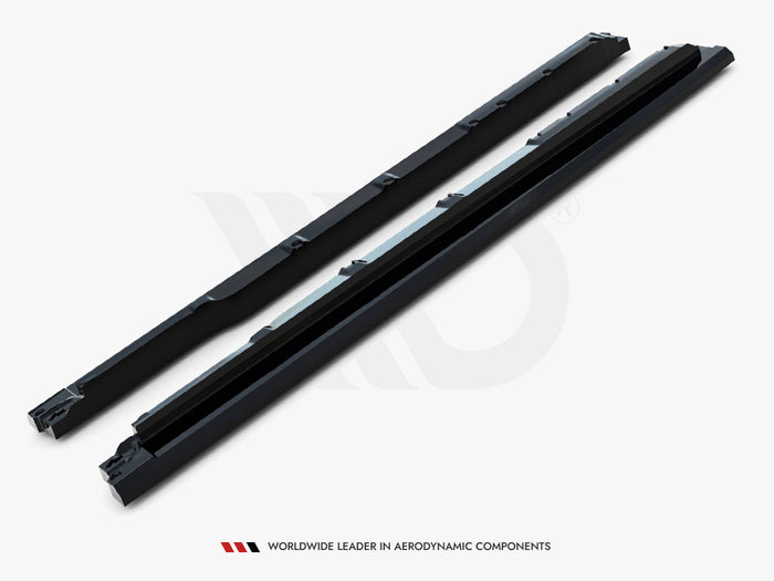 Lexus RX Mk4 Facelift (version without OEM step rails) Side Skirts Diffusers V.2 - Maxton Design