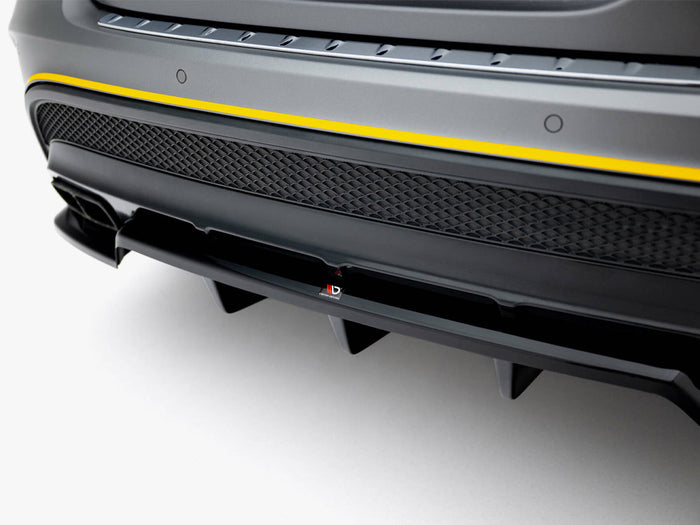 Rear Splitter (Vertical Bars) V.2 Mercedes-Benz GLA 45 AMG X156 - Maxton Design