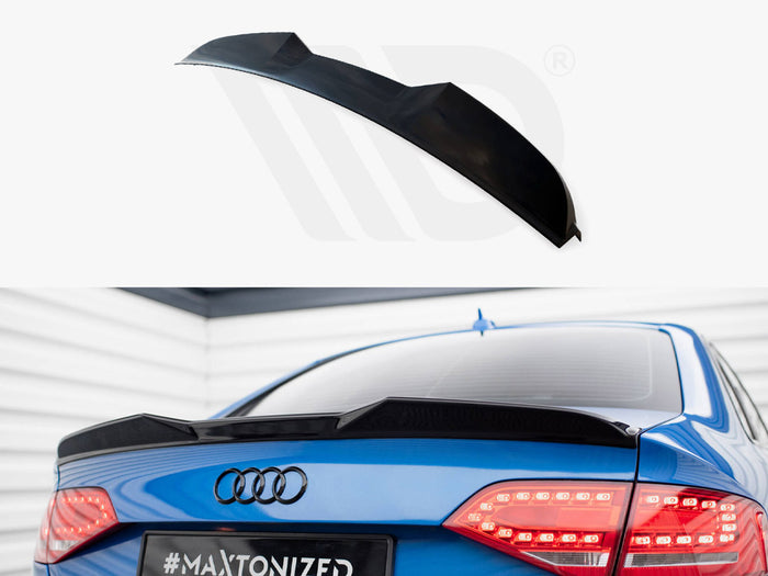 Audi A4 Sedan B8 Spoiler CAP 3D - Maxton Design