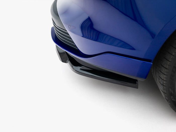 Porsche Taycan Turbo S Mk1 Rear Splitter (Vertical Bars) - Maxton Design