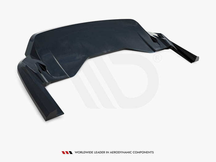 Porsche Taycan Turbo S Mk1 Rear Splitter (Vertical Bars) - Maxton Design