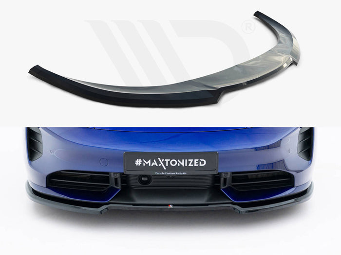 Porsche Taycan Turbo S Mk1 Front Splitter - Maxton Design