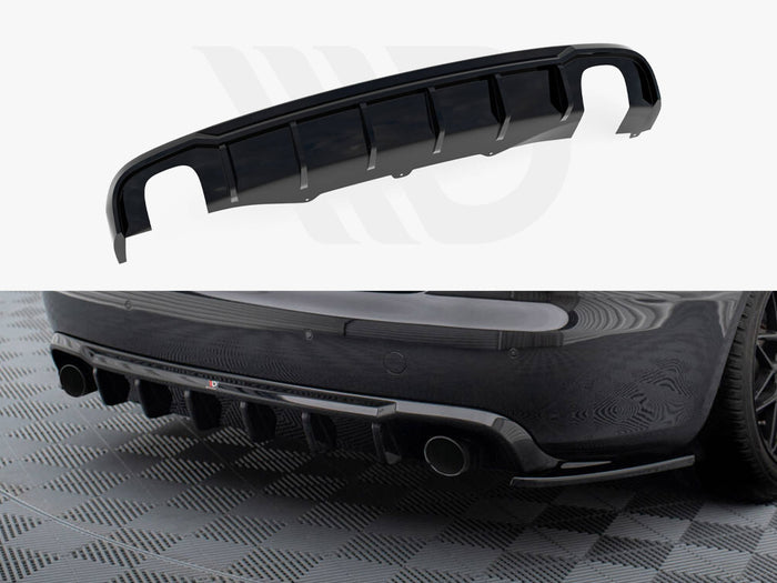 Audi A4 B8 Facelift (Version with single exhausts on both sides) Rear Valance - Maxton Design