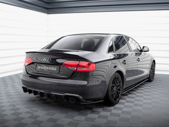 Audi A4 B8 Facelift (Version with single exhausts on both sides) Rear Valance - Maxton Design